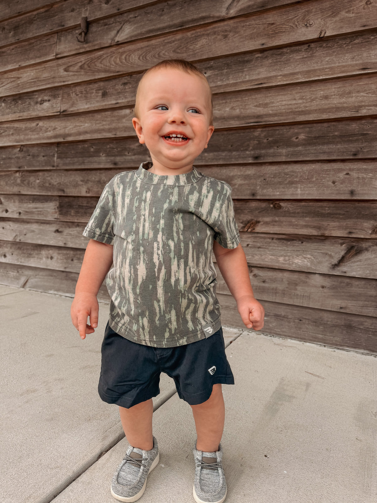 Burlebo Toddler & Youth Vintage Washed T-Shirt - Midland Camo