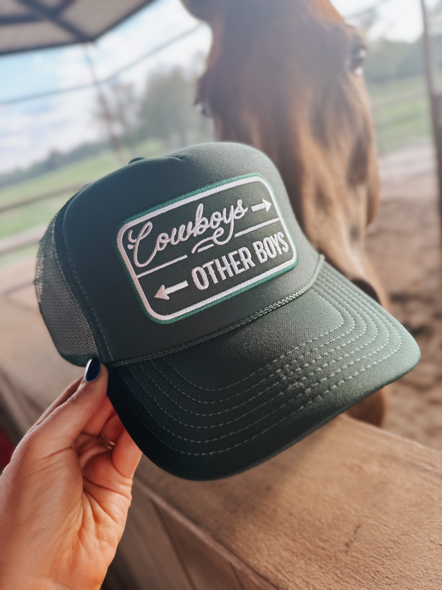 Cowboys > Other Boys Hunter Green Trucker Hat