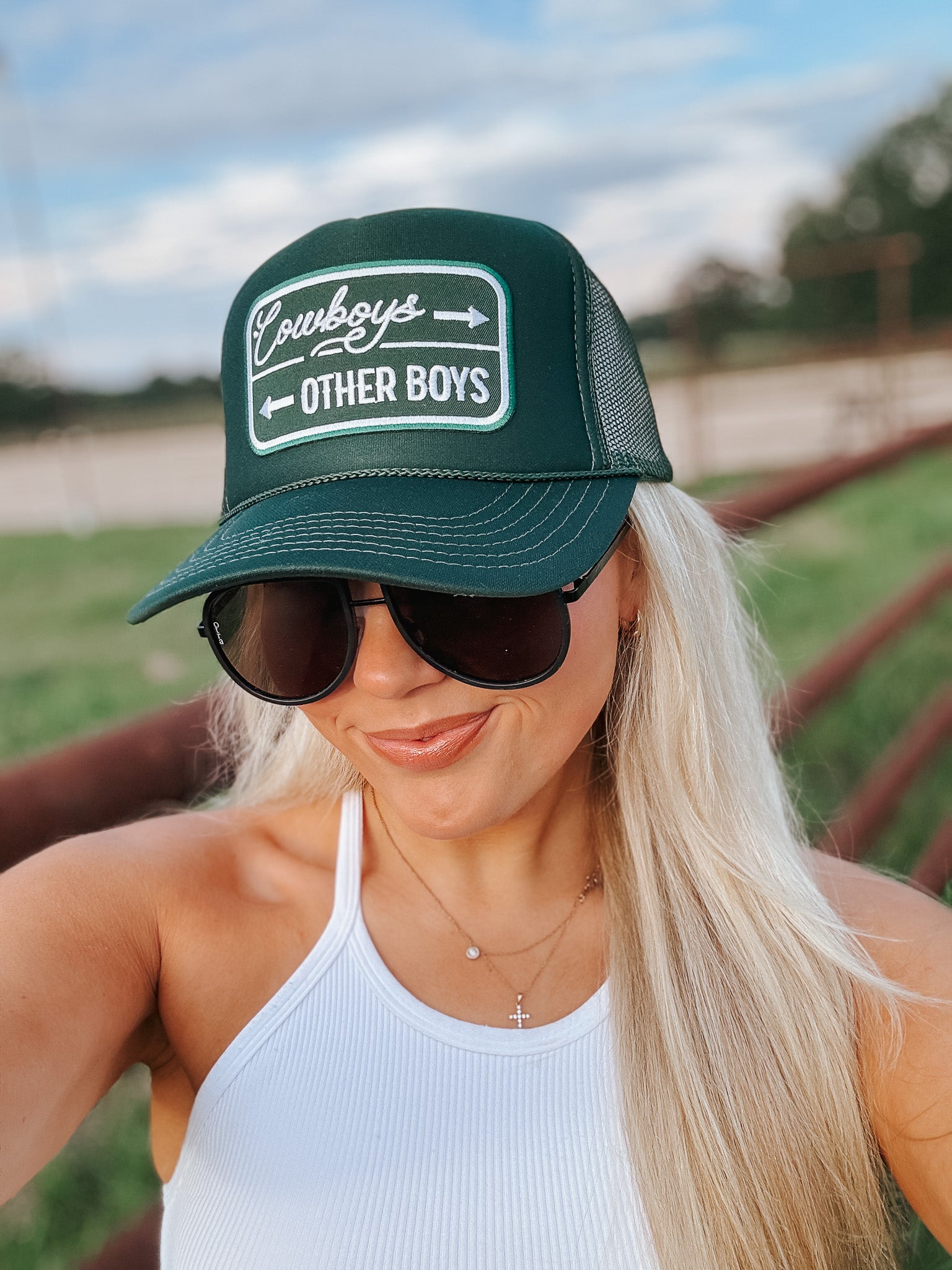 Cowboys > Other Boys Hunter Green Trucker Hat