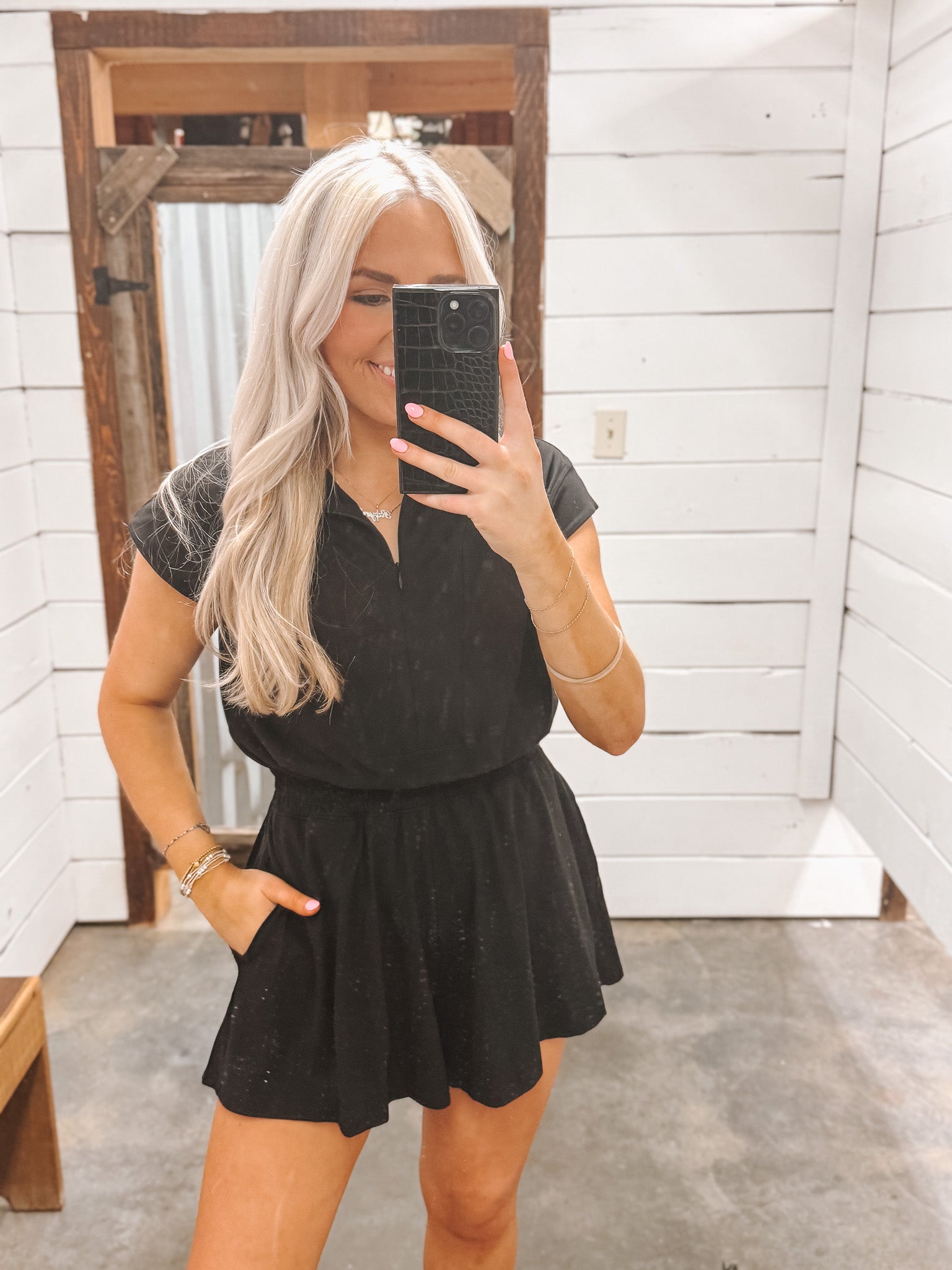 Sporty Spice Black Romper