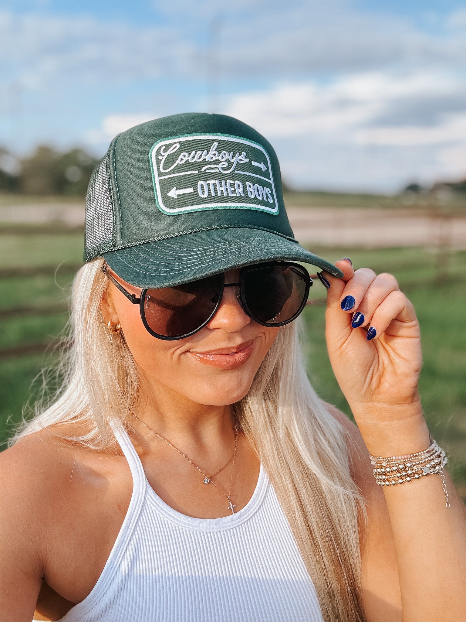 Cowboys > Other Boys Hunter Green Trucker Hat