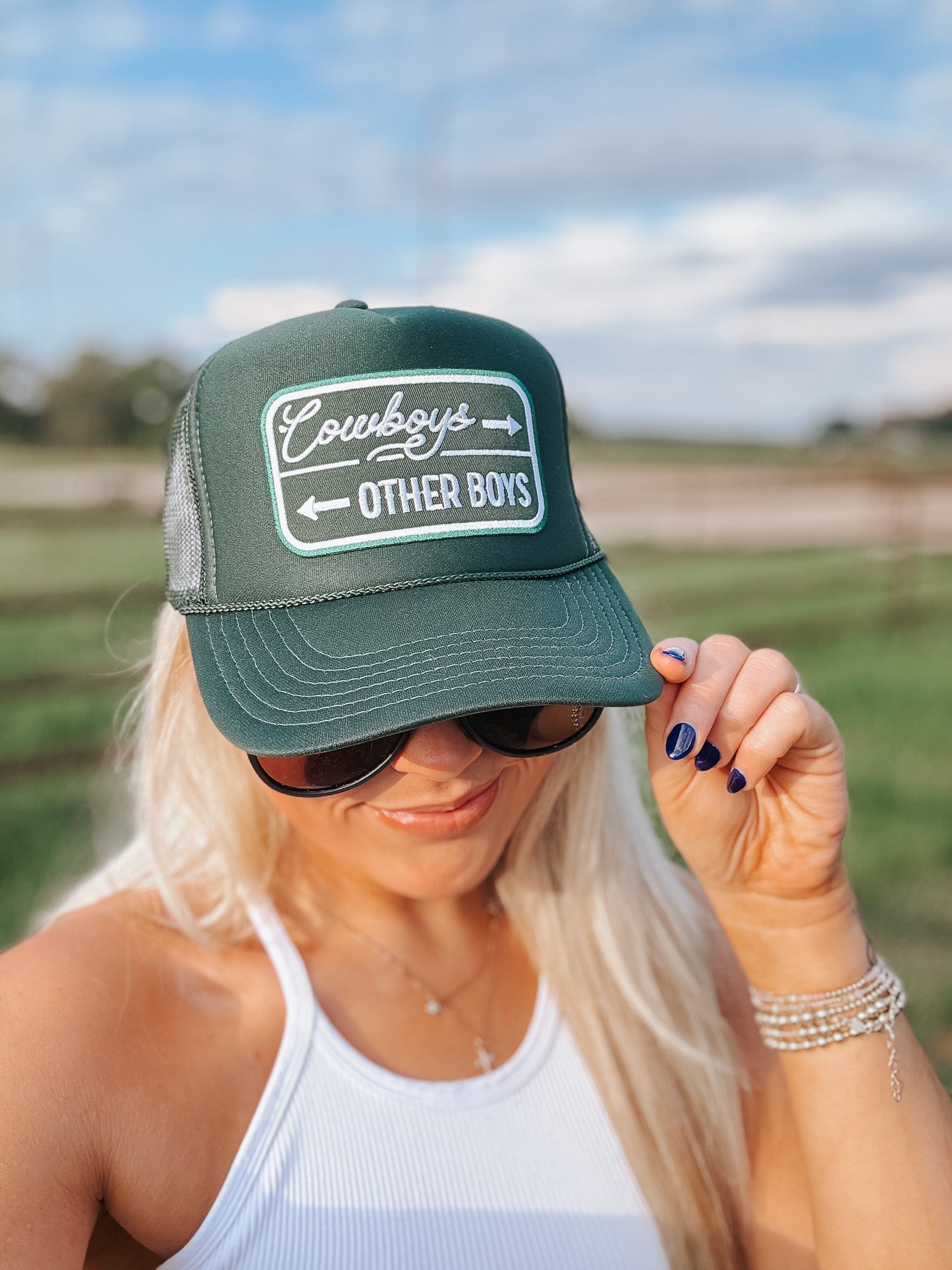 Cowboys > Other Boys Hunter Green Trucker Hat