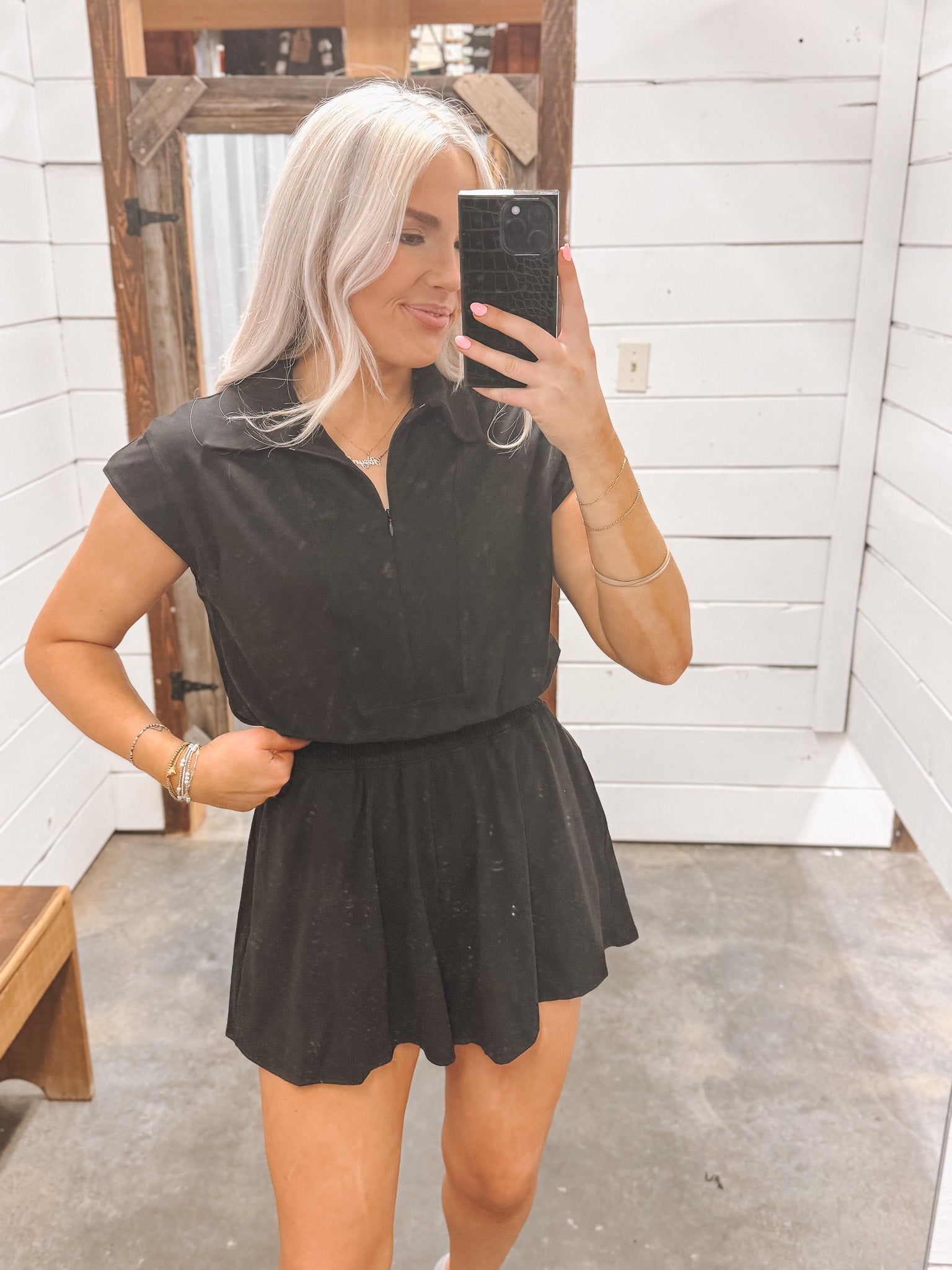 Sporty Spice Black Romper