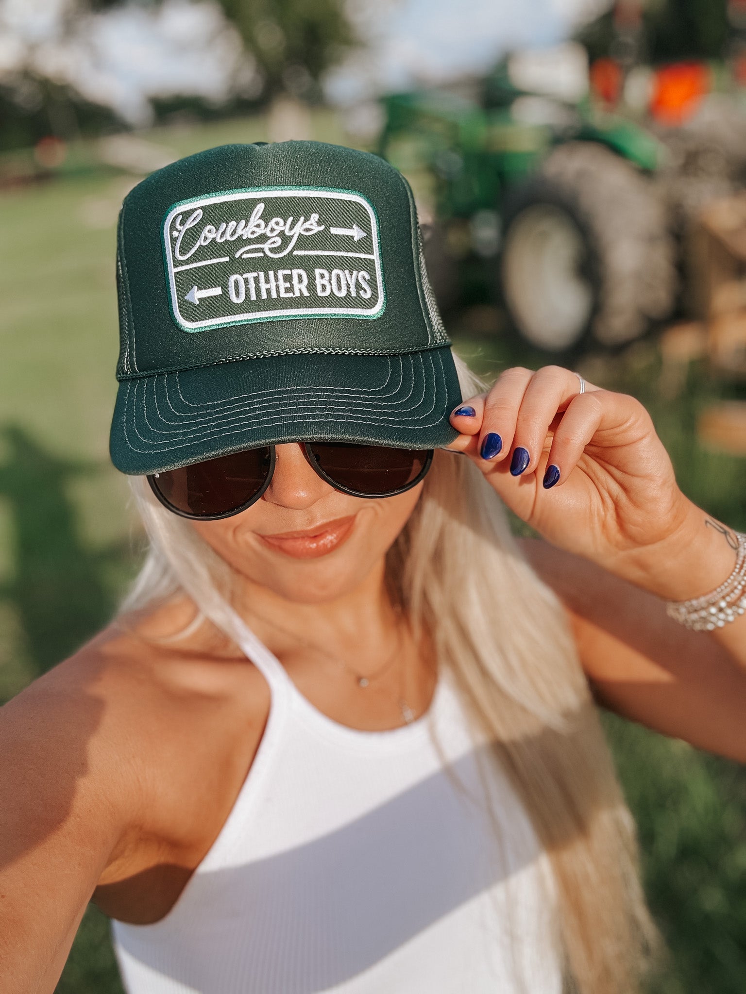 Cowboys > Other Boys Hunter Green Trucker Hat