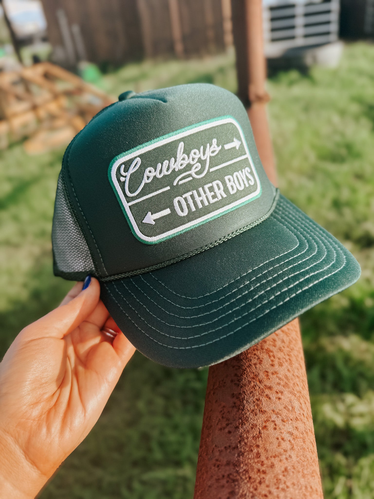 Cowboys > Other Boys Hunter Green Trucker Hat