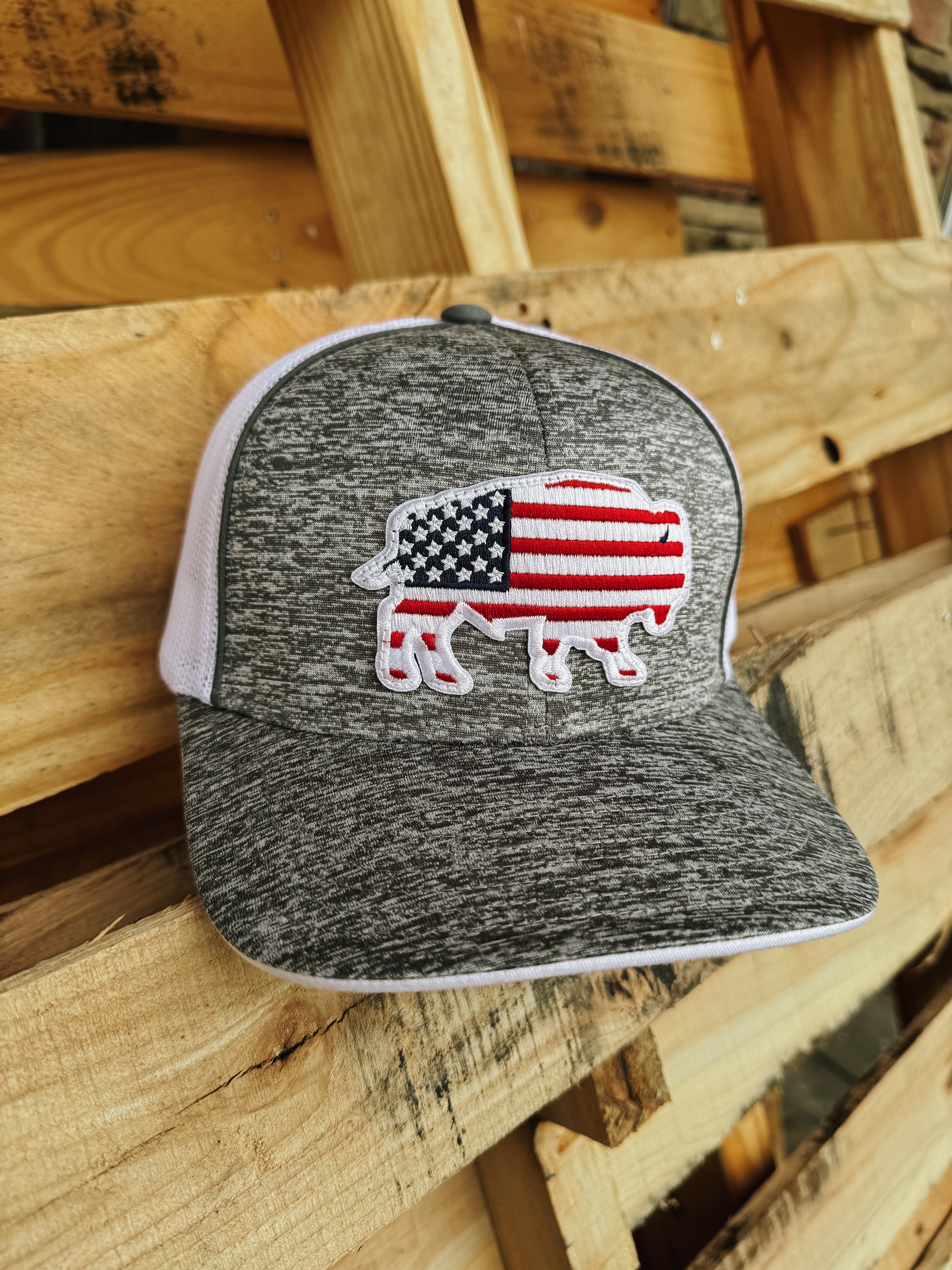 Red Dirt Hat Co. USA Buffalo Cap