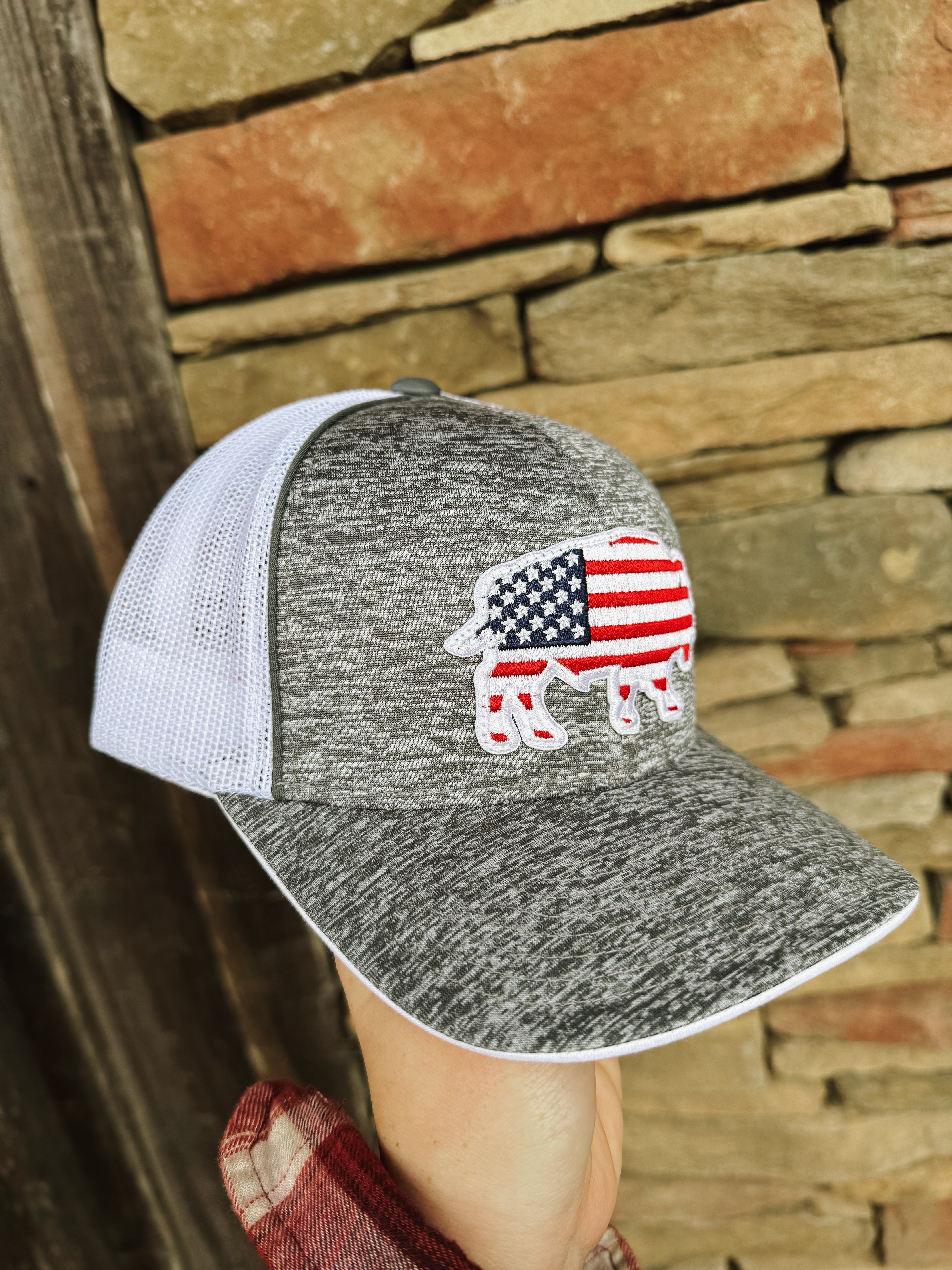 Red Dirt Hat Co. USA Buffalo Cap