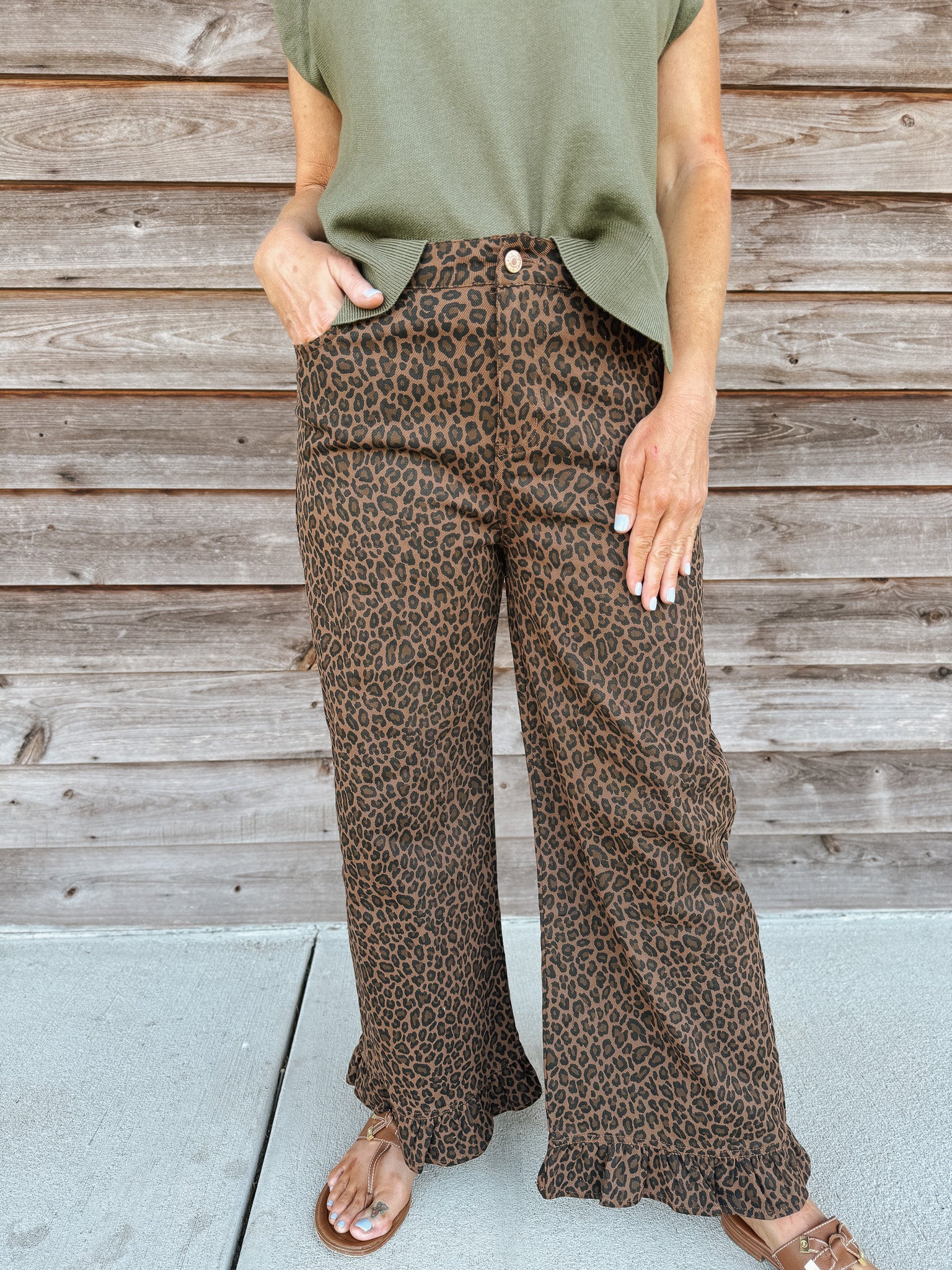 Wild But Chic Leopard Pants