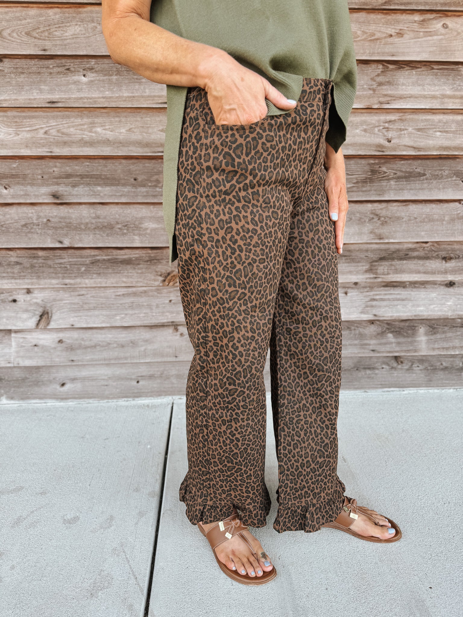 Wild But Chic Leopard Pants