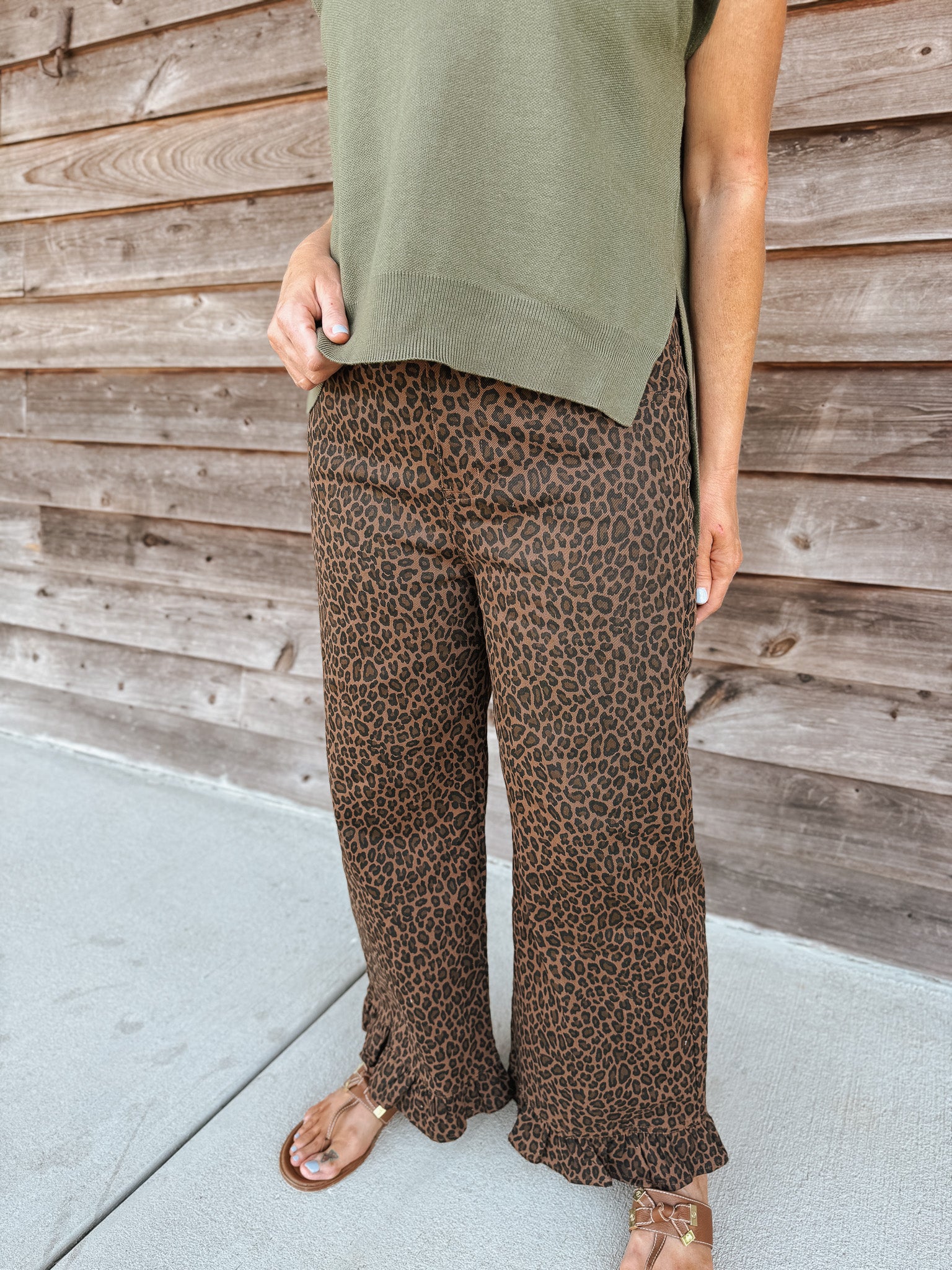 Wild But Chic Leopard Pants