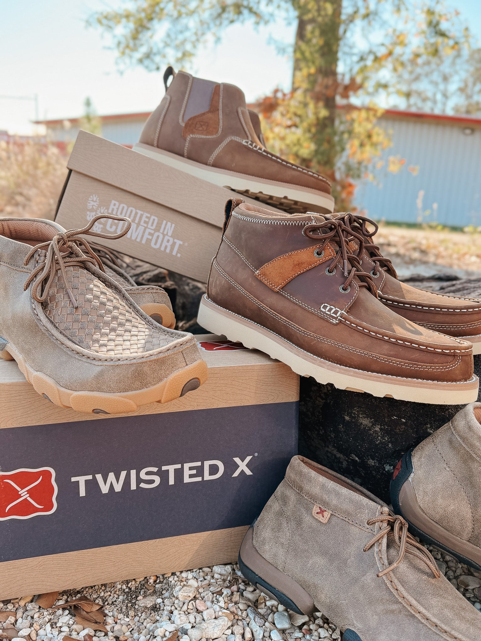 Men's Twisted X 4″ Wedge Sole Boots / Lace Up Shoes – Boot Country