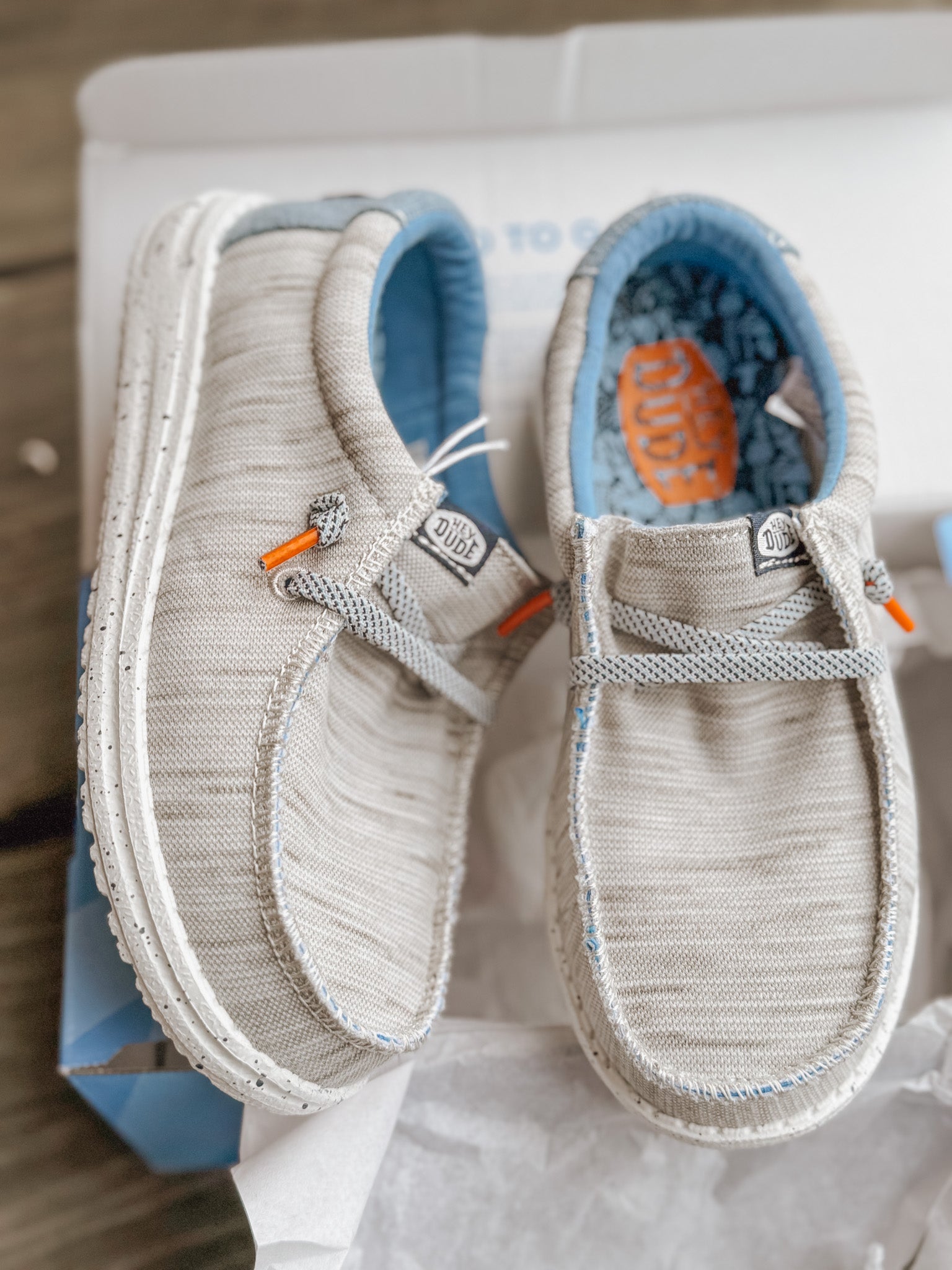 Hey Dude Wally Youth Jersey Light Grey