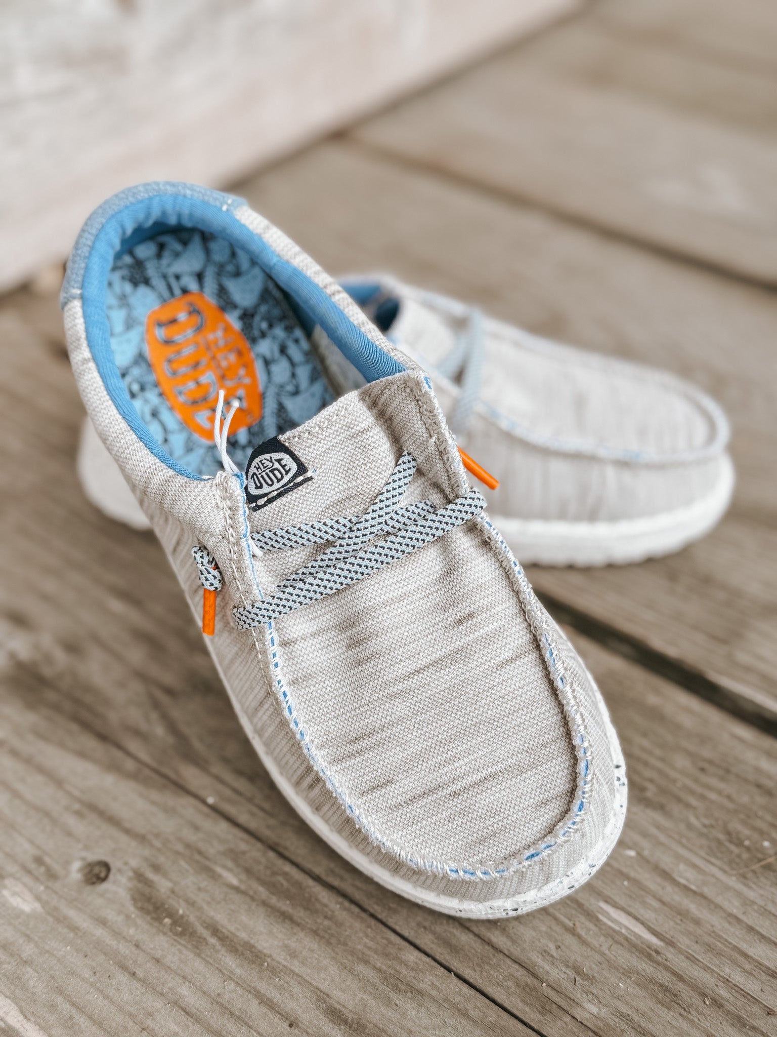 Hey Dude Wally Youth Jersey Light Grey