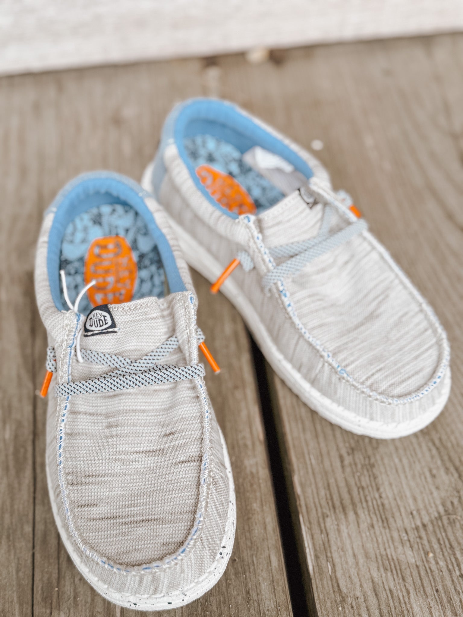 Hey Dude Wally Youth Jersey Light Grey