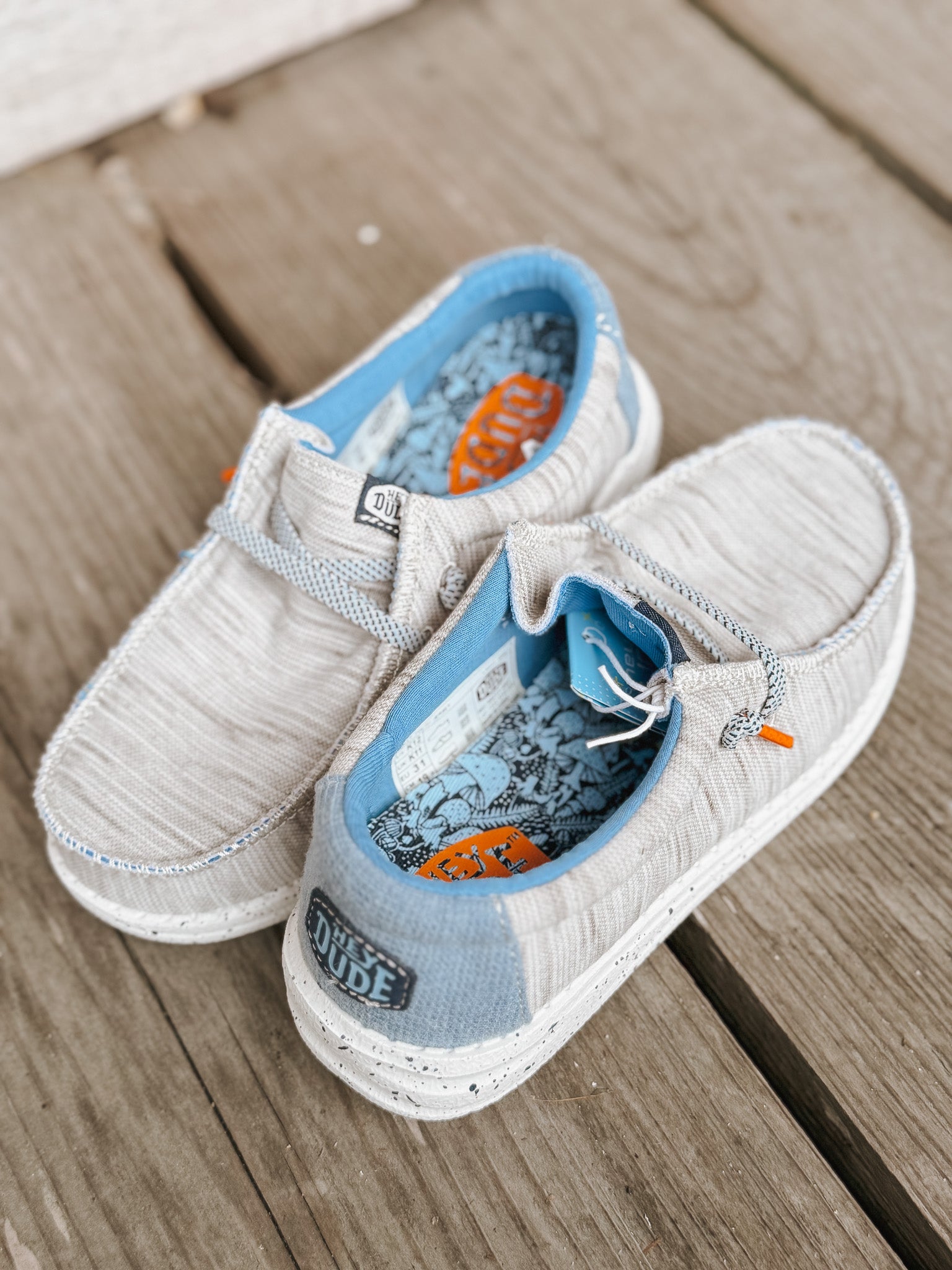 Hey Dude Wally Youth Jersey Light Grey