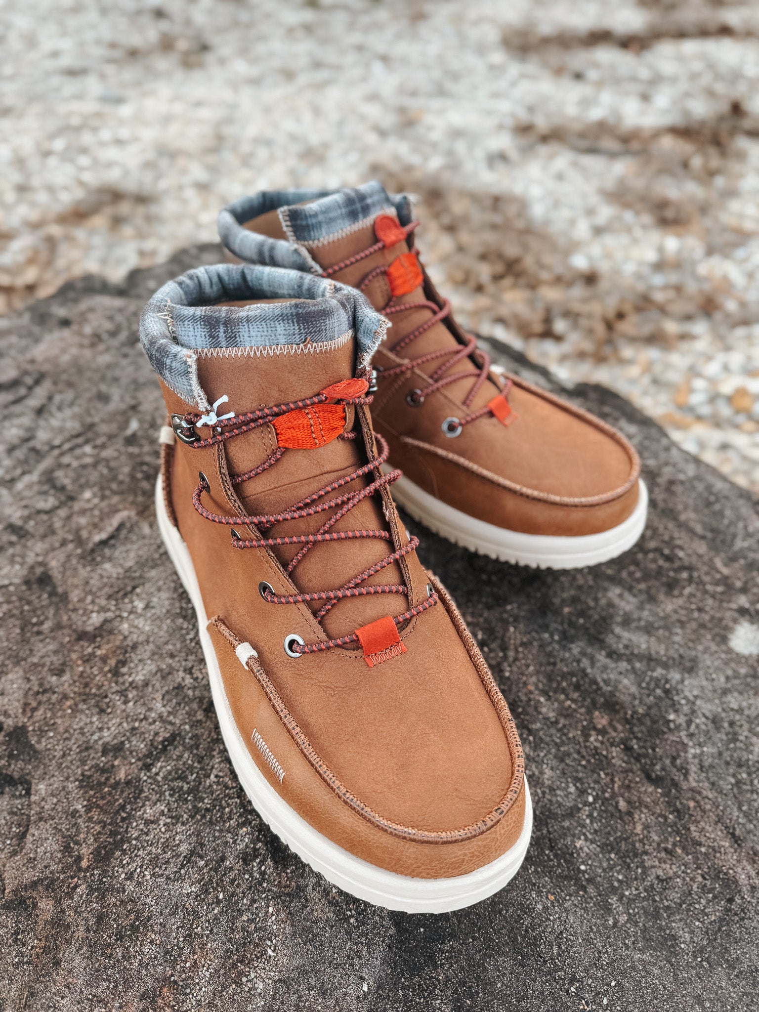 Men's Hey Dude Bradley Boot Leather Cognac