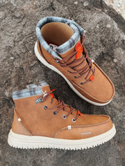 Men's Hey Dude Bradley Boot Leather Cognac