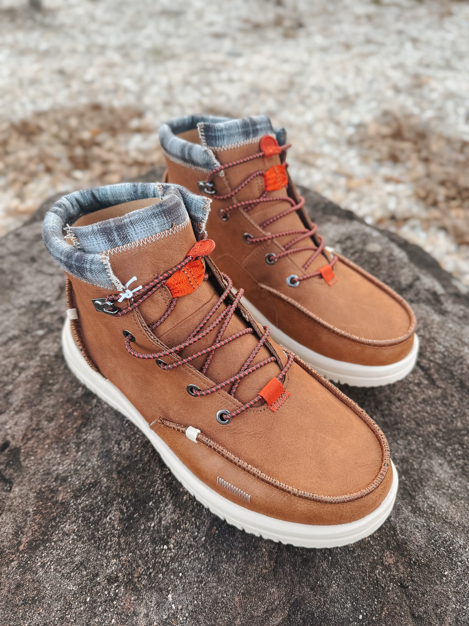 Men's Hey Dude Bradley Boot Leather Cognac