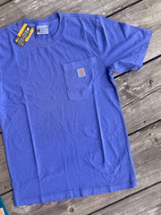 Carhartt Re-Engineered Relaxed Fit Lightweight Garment Dyed T-Shirt in Lunar Blue