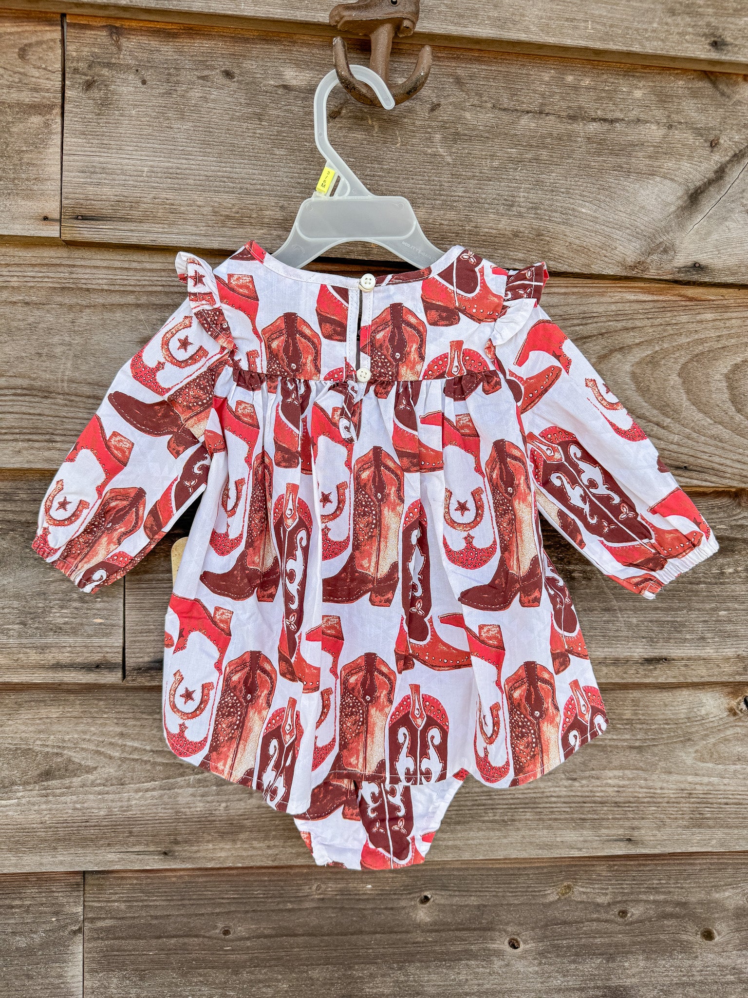 Wrangler Little Girl's Western Print Trapeze Dress