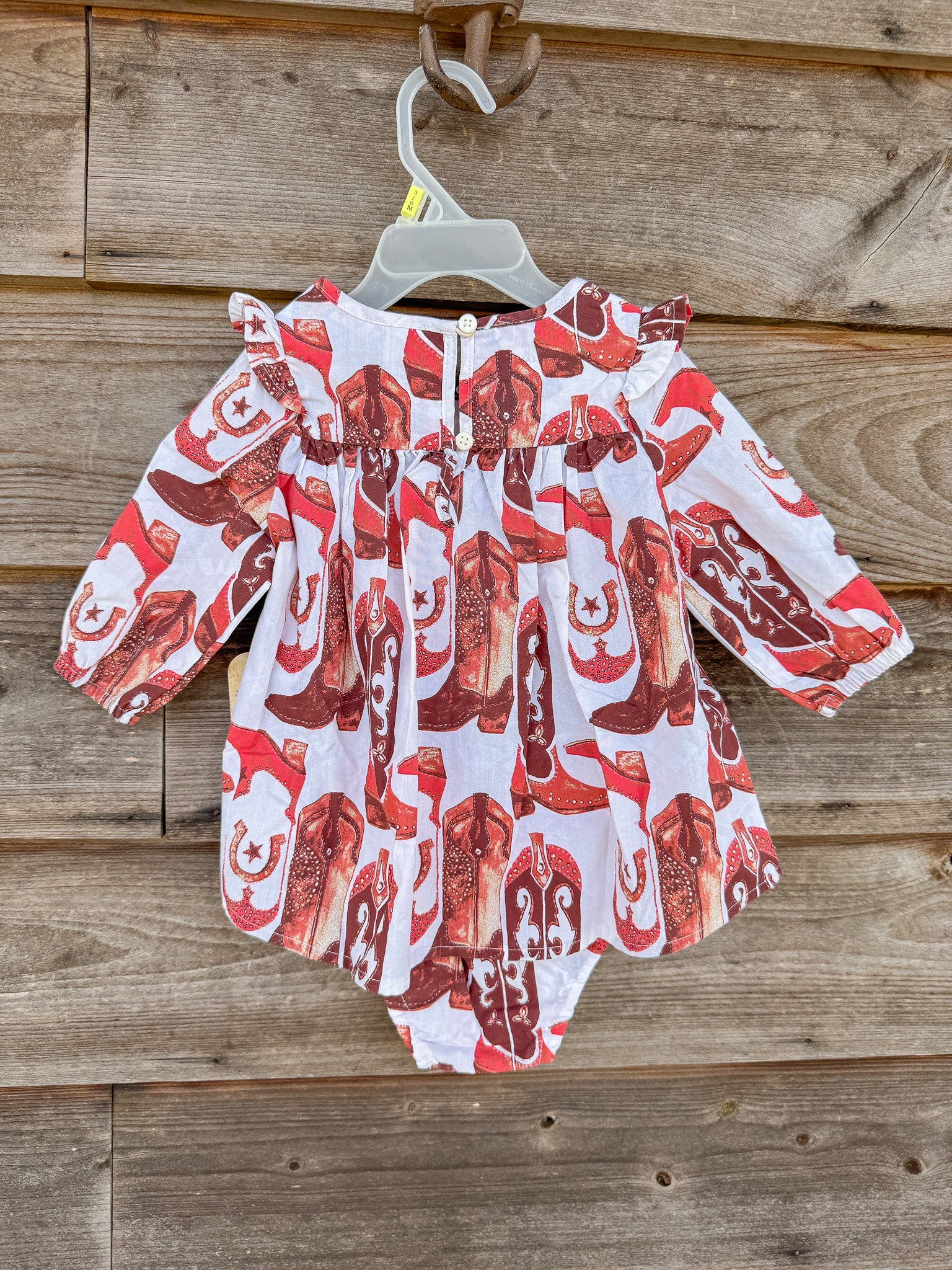 Wrangler Little Girl's Western Print Trapeze Dress