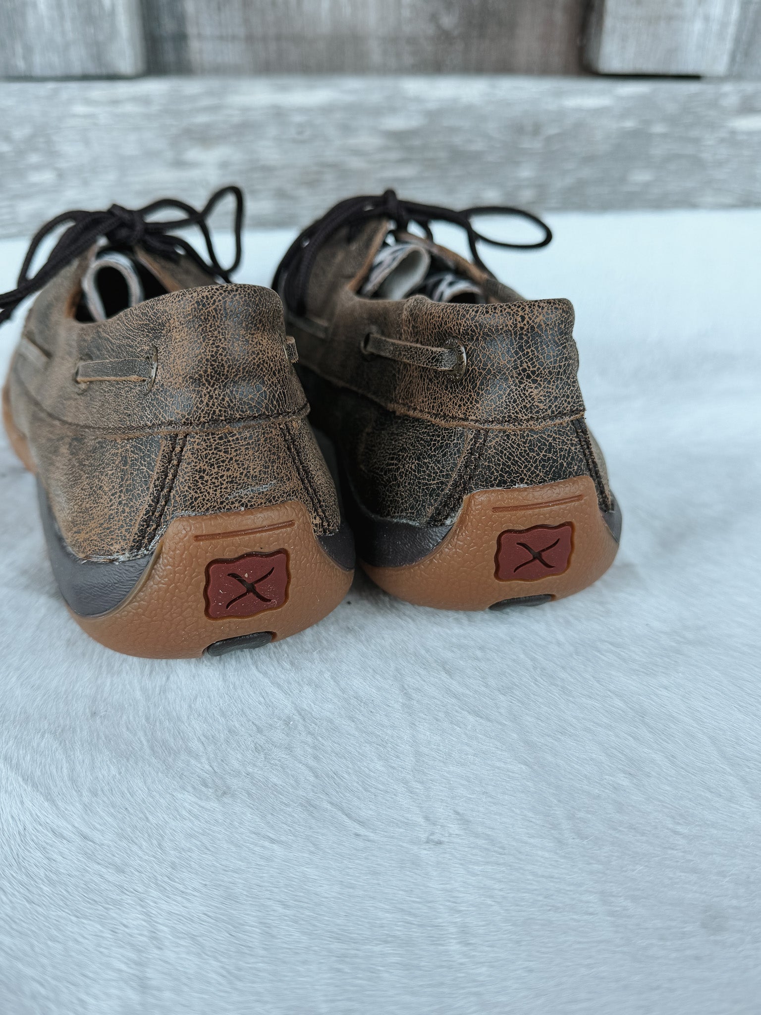 Women's Twisted X Cheetah Print Driving Moc