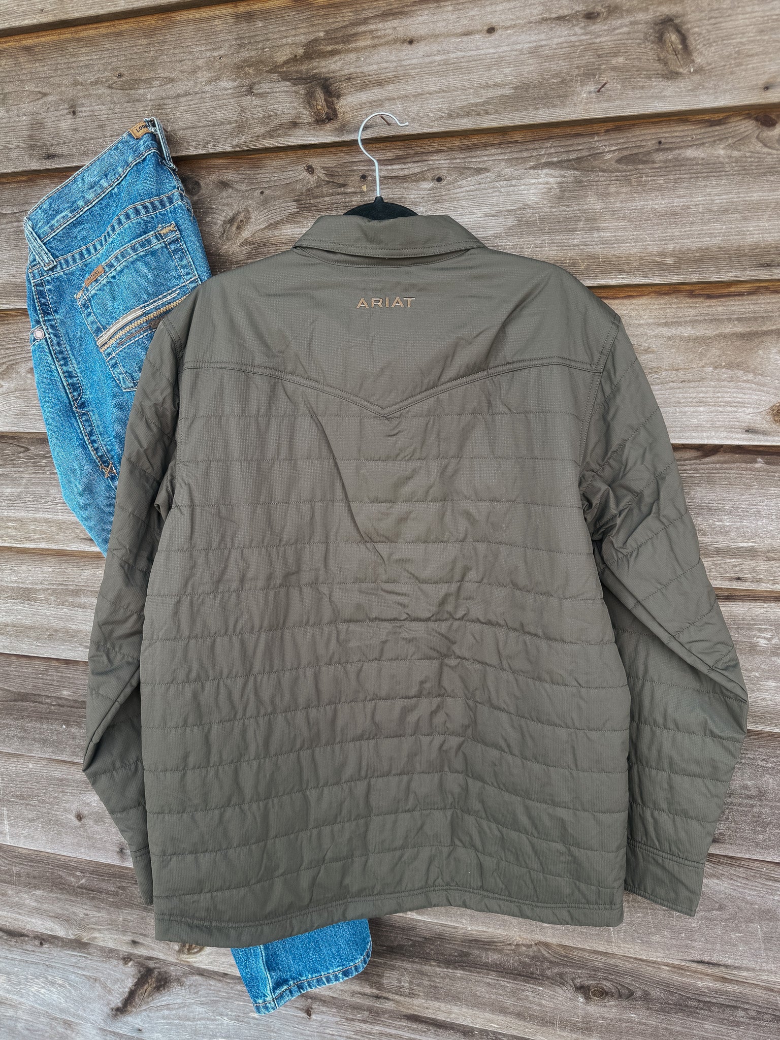 Men's Ariat Quilted Shirt Jacket