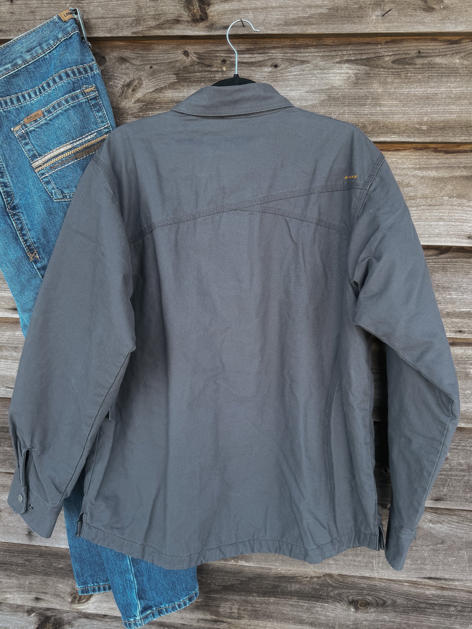 Men's Ariat Rebar Canvas Shirt Jacket