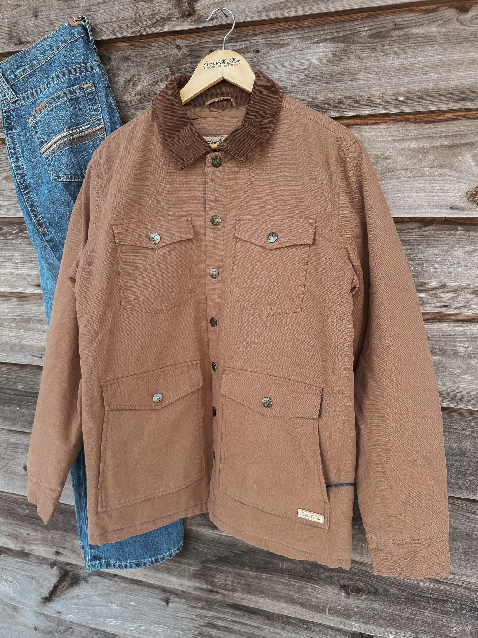 Panhandle Slim Men's Washed Canvas Rancher Coat