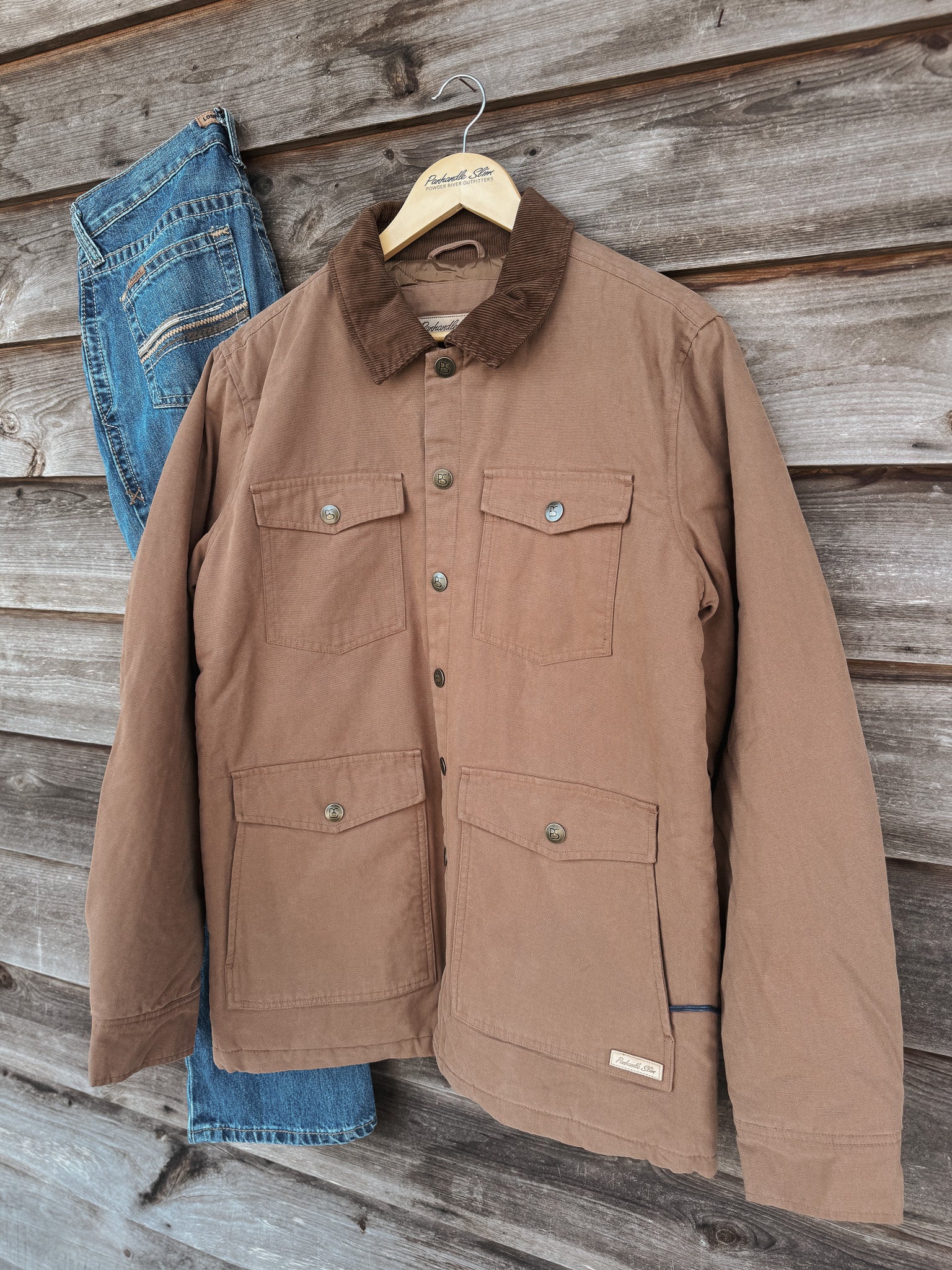 Panhandle Slim Men's Washed Canvas Rancher Coat