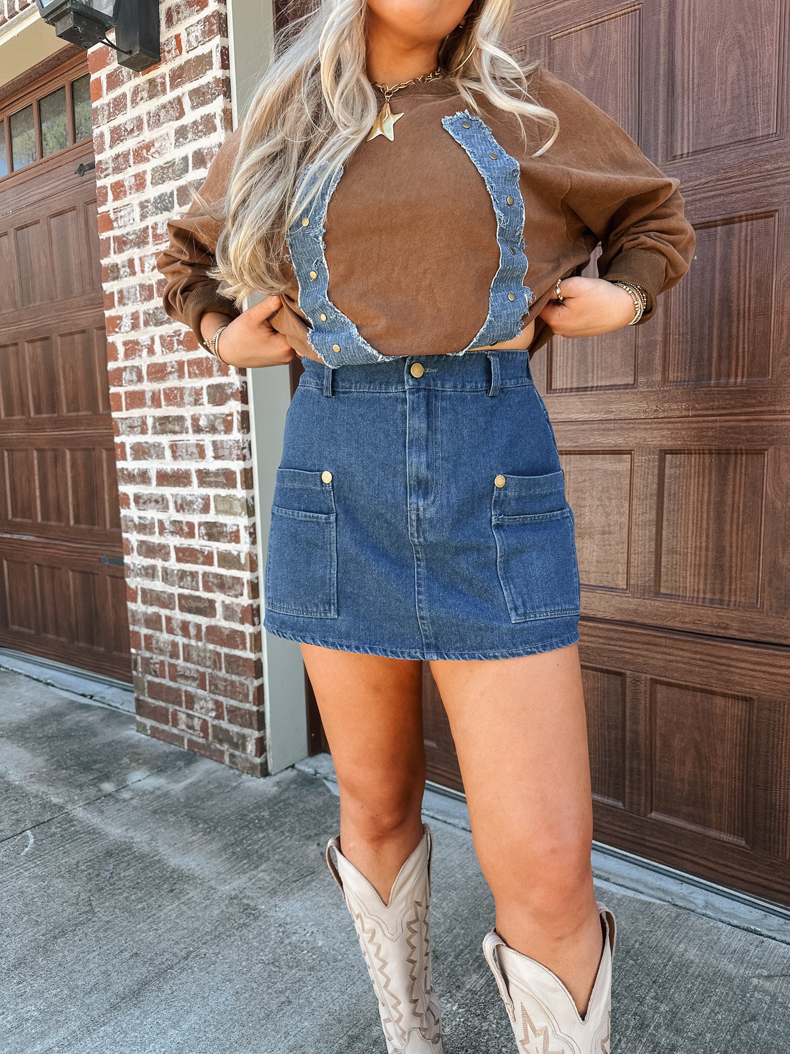 The Sloan Denim Skort