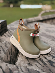 Kid's XTRATUF Ankle Deck Boots Sport in Olive