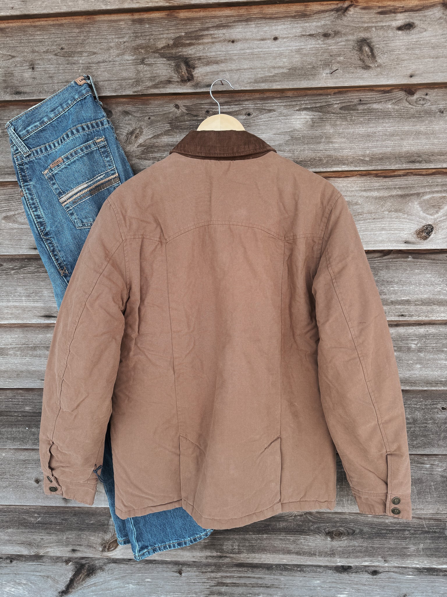 Panhandle Slim Men's Washed Canvas Rancher Coat