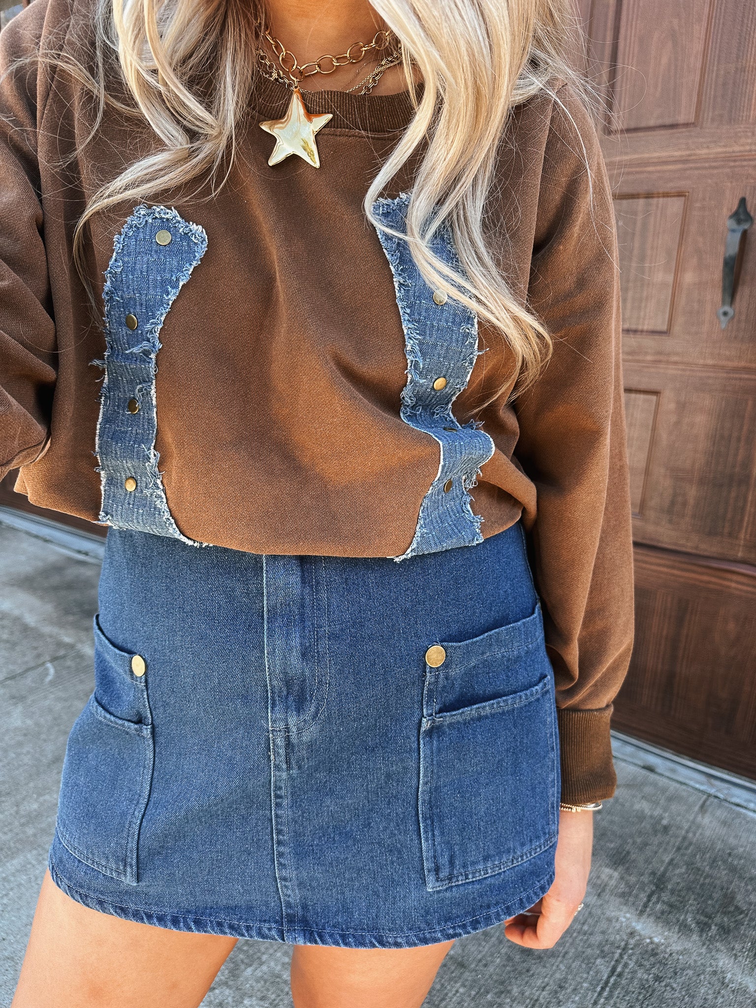 The Sloan Denim Skort