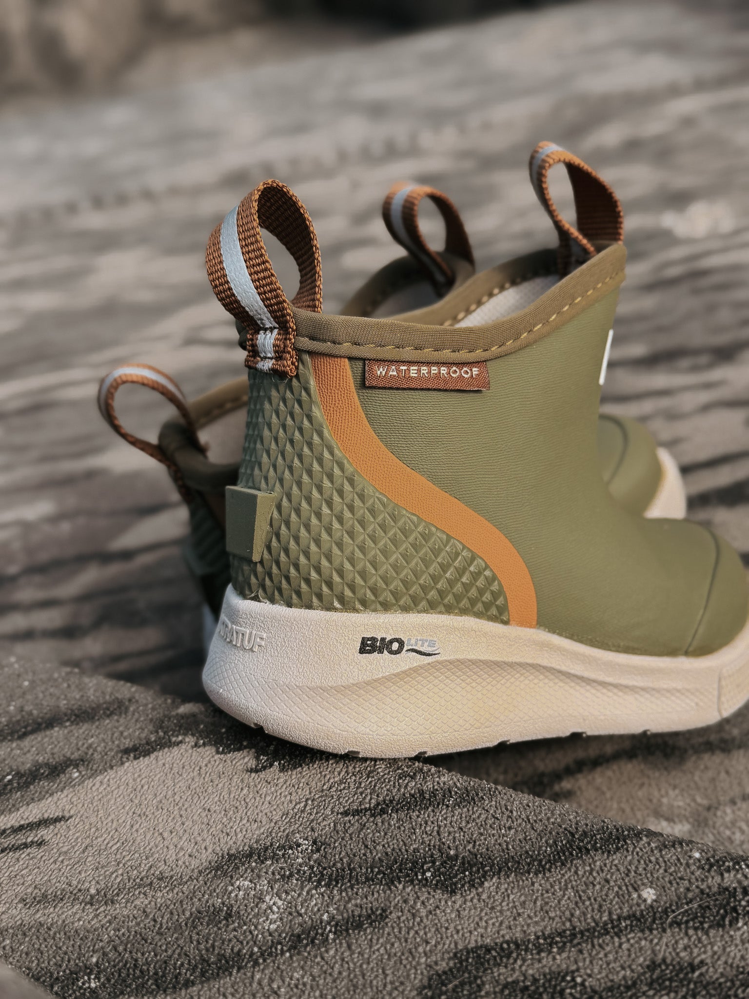 Kid's XTRATUF Ankle Deck Boots Sport in Olive