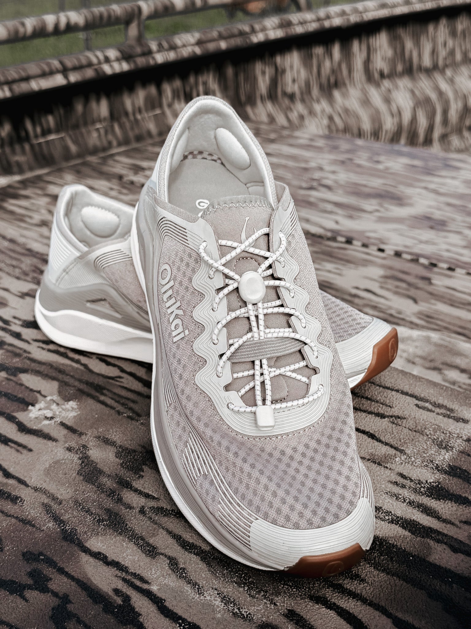 Men's OluKai Ahi Sneakers in Ash/Sterling
