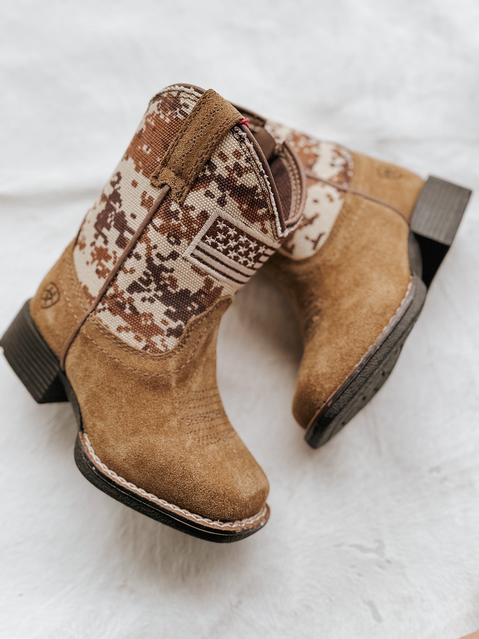 Ariat Toddler Patriot Leather Western Boots