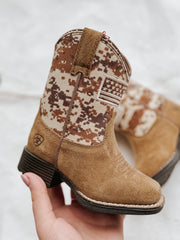 Ariat Toddler Patriot Leather Western Boots