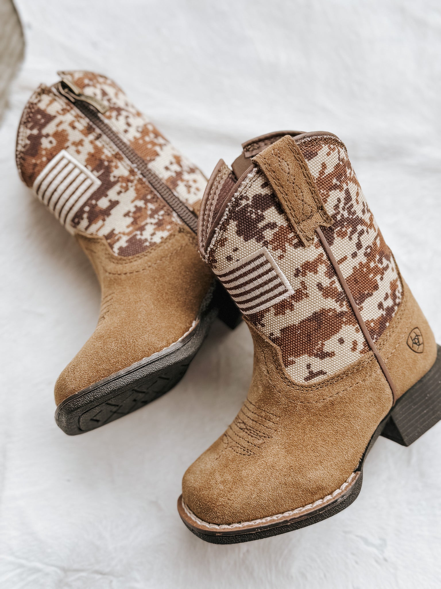 Ariat Toddler Patriot Leather Western Boots