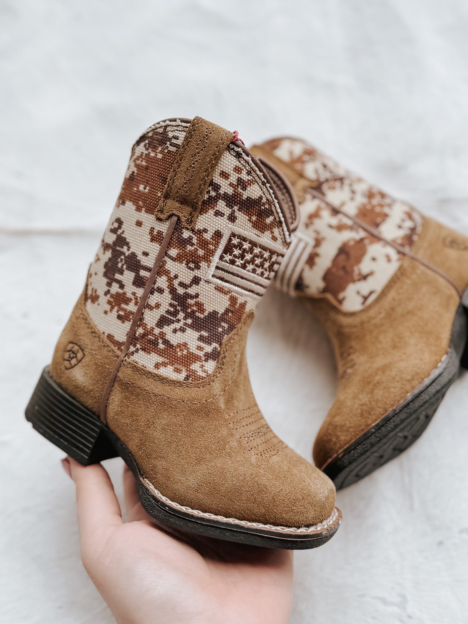 Ariat Toddler Patriot Leather Western Boots