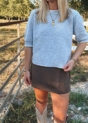 The Eloise Short Sleeve Sweater
