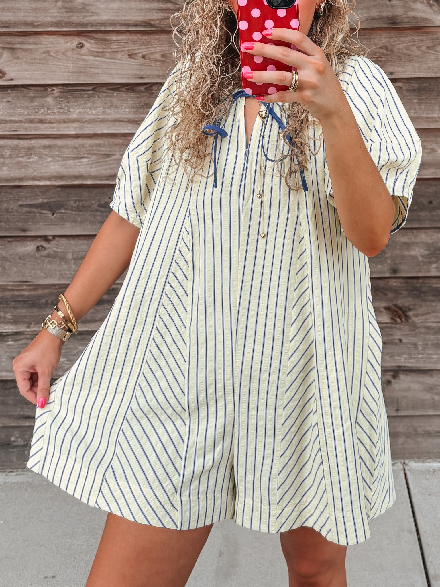 Easy Breezy Romper in Yellow
