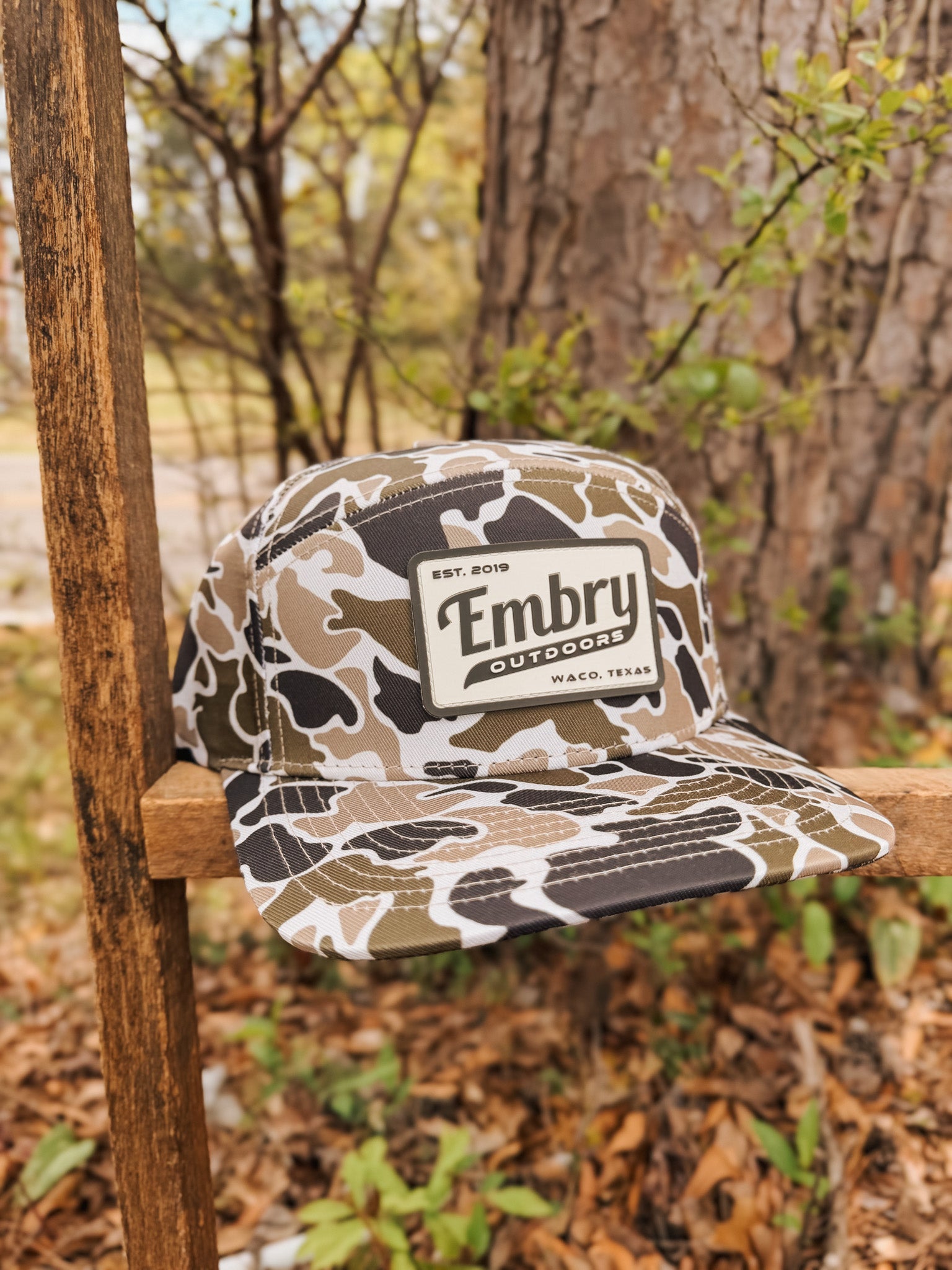 Embry Outdoors 6 Panel Hat - Marsh Duck Camo