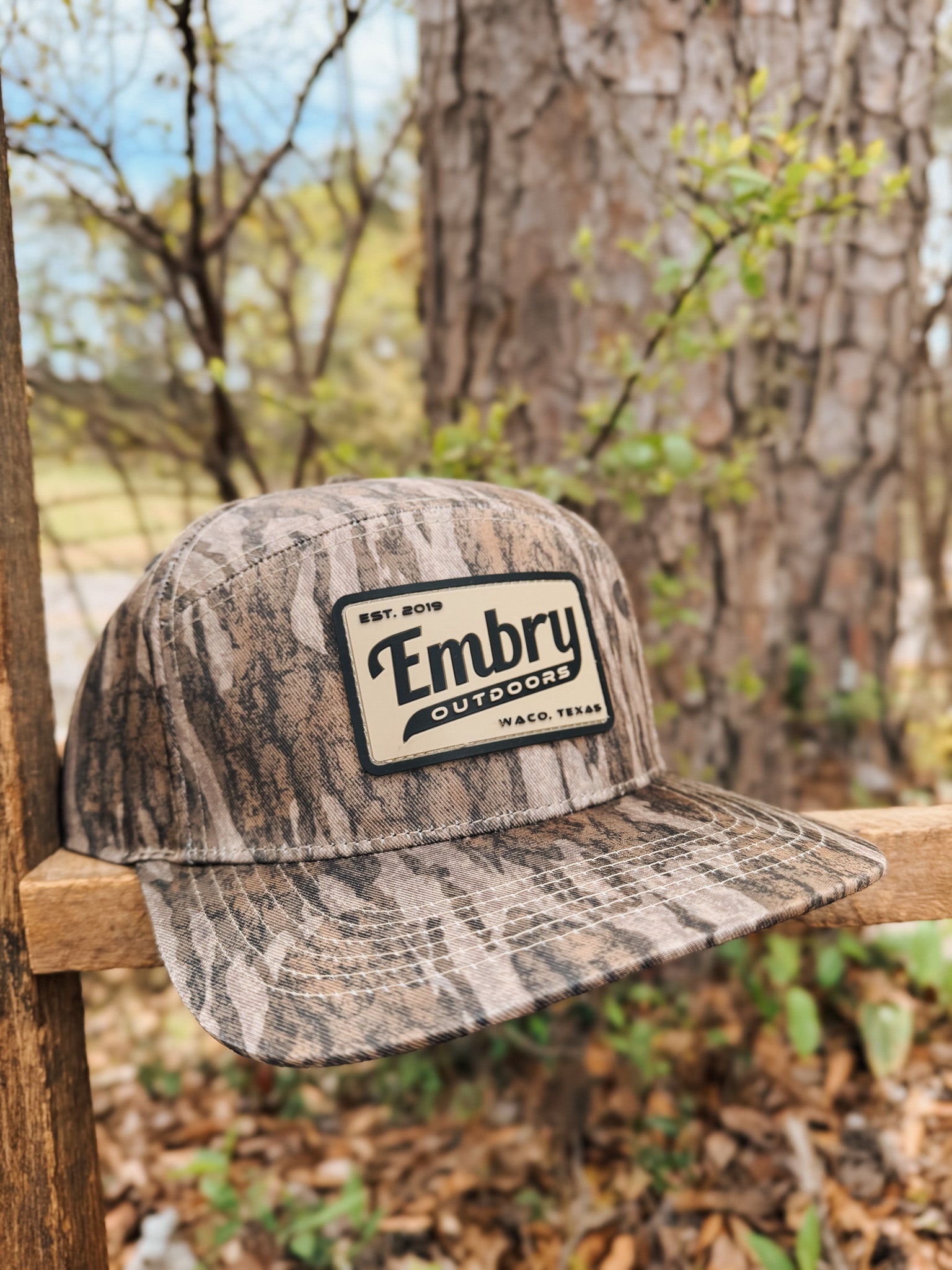Embry Outdoors 6 Panel Hat - Mossy Oak New Bottomland