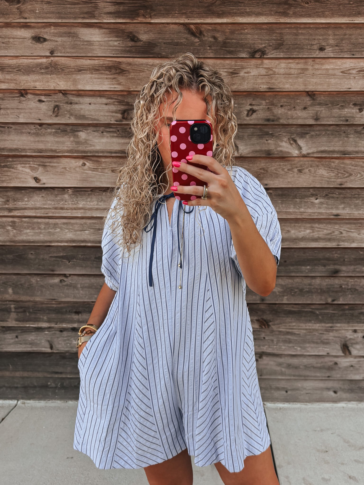 Easy Breezy Romper in Blue
