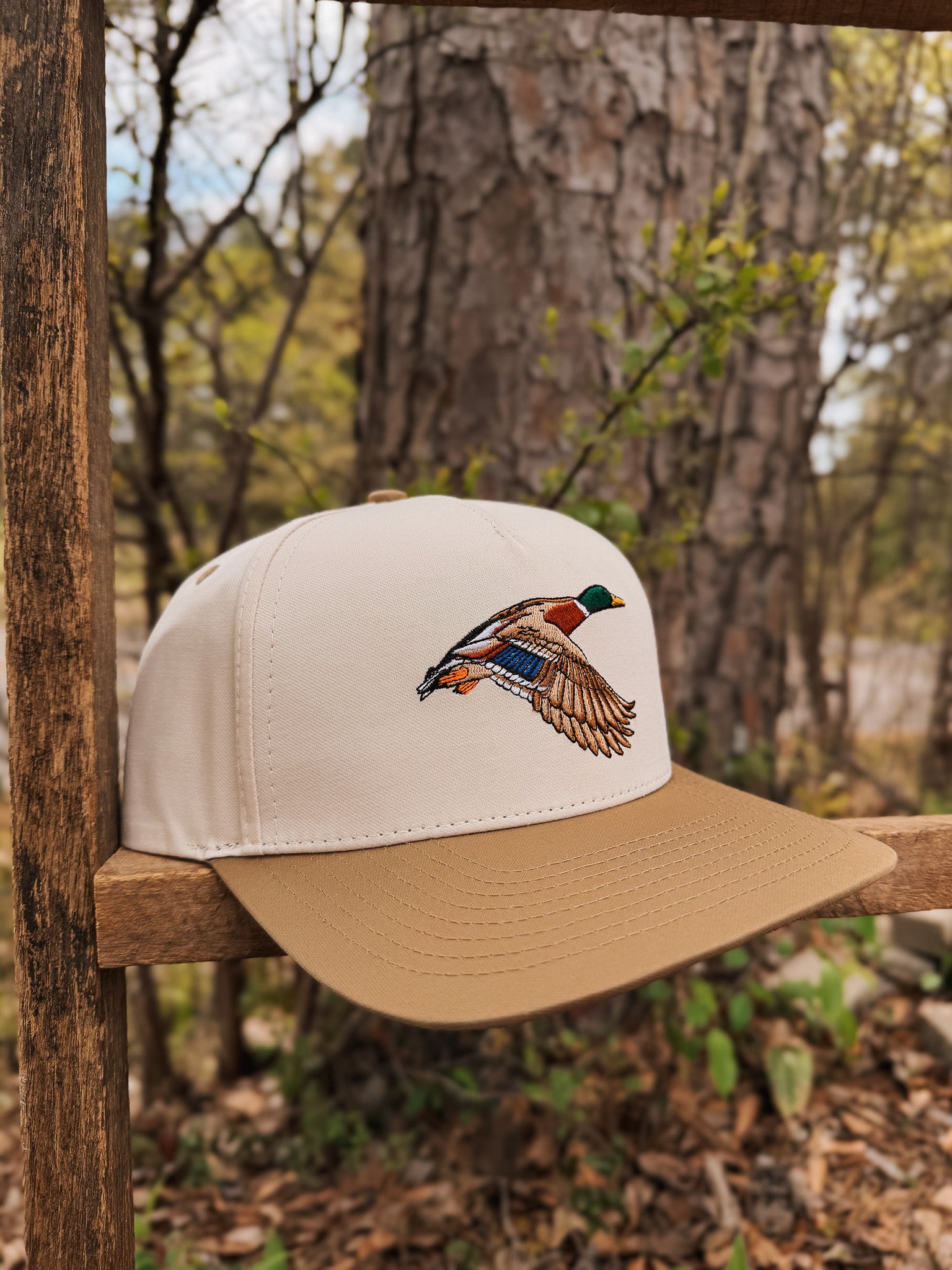 Embry Outdoor Mallard Hat - Cream/Tan