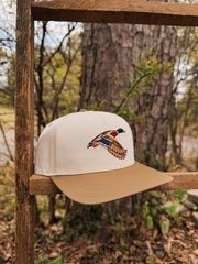 Embry Outdoor Mallard Hat - Cream/Tan