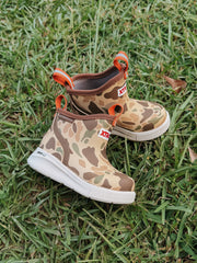 Kid's Xtratuf Sport Ankle Deck Boots in Duck Camo