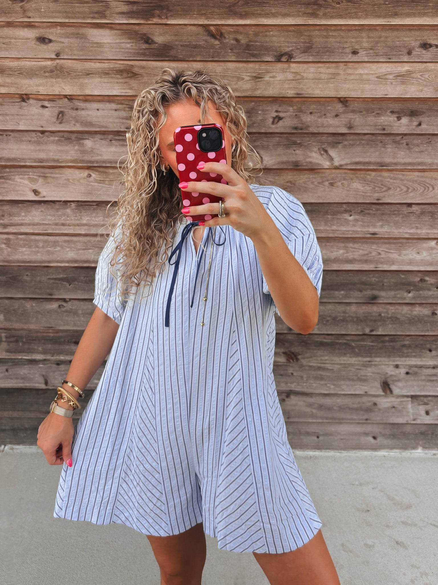 Easy Breezy Romper in Blue