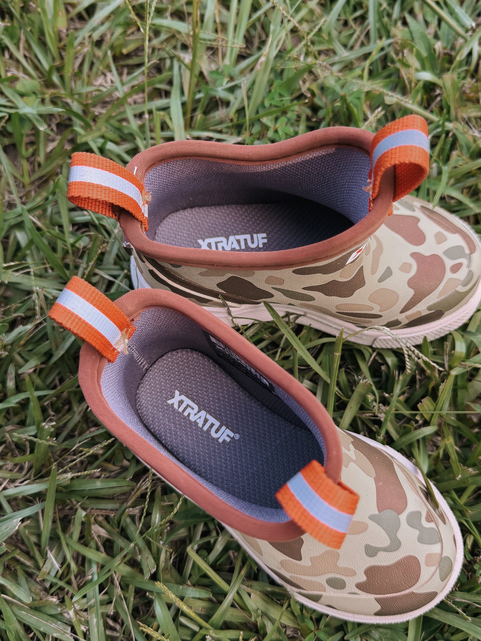 Kid's XTRATUF Ankle Deck Boots Sport in Duck Camo